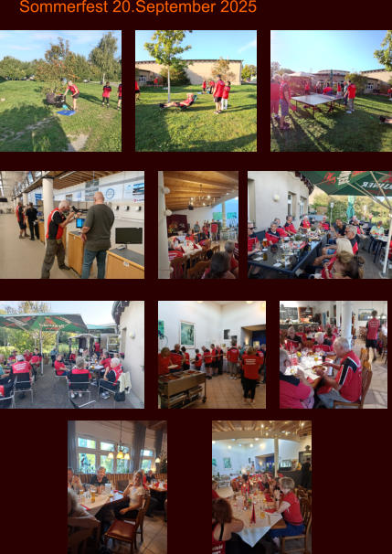 Sommerfest 20.September 2025